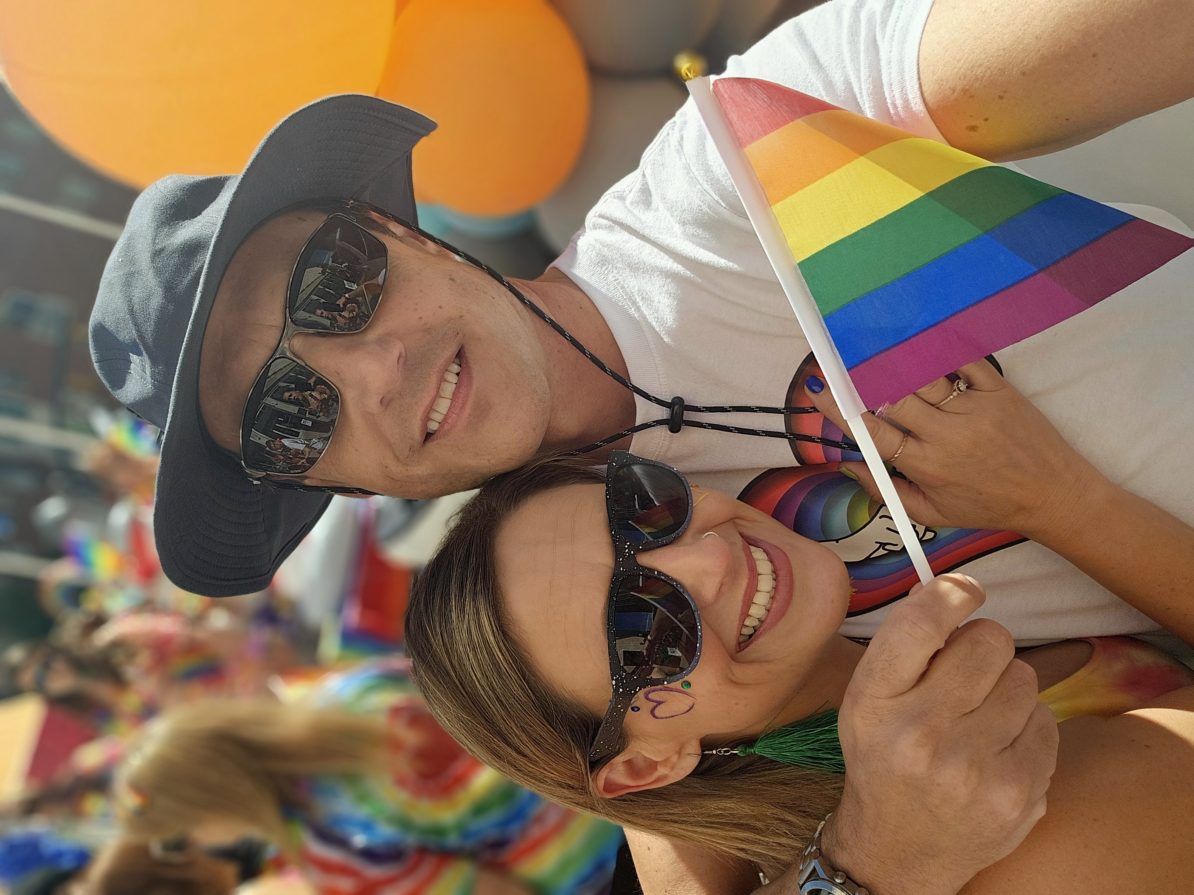 Scott and Penny at Pride, carrying the spirit forward